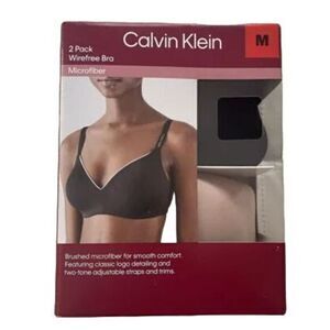 Calvin Klein Black Wirefree Bra